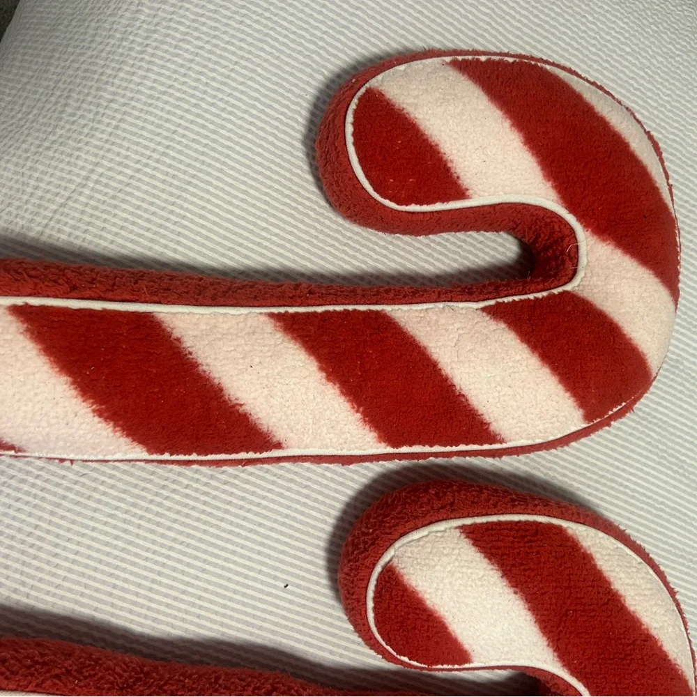 Target Red and White Candy Cane Holiday Pillow